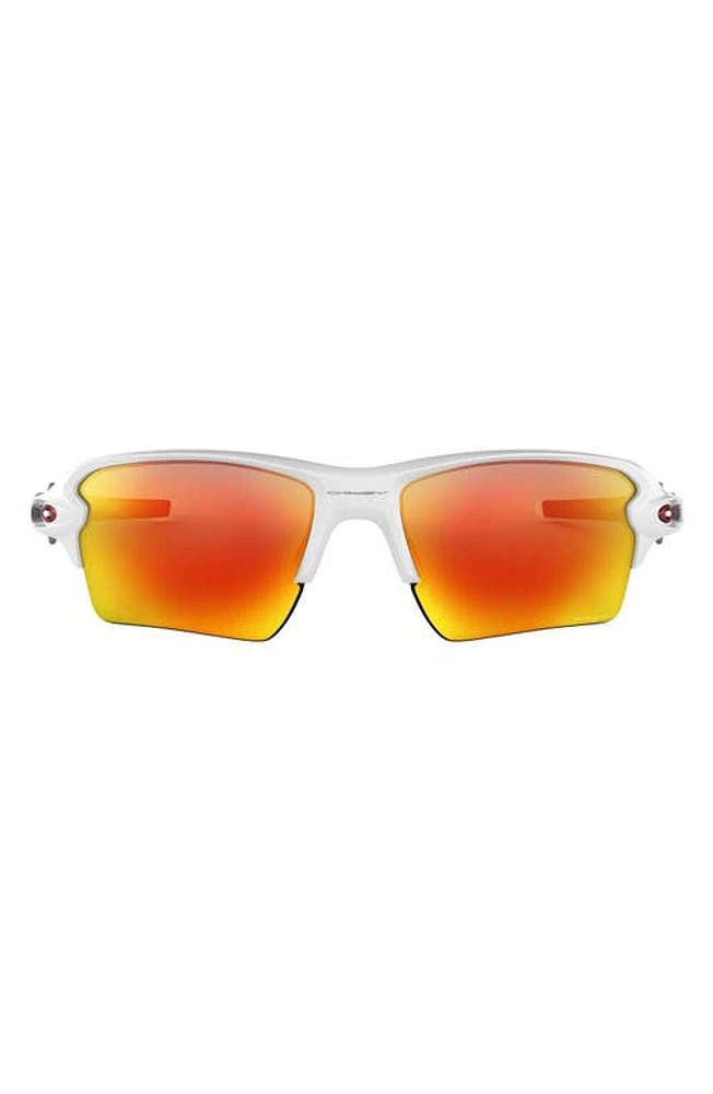 Oakley Flak 2.0 XL 59mm Sunglasses in White at Nordstrom