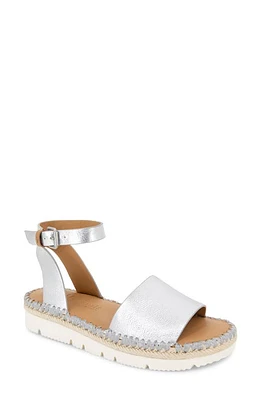 GENTLE SOULS BY KENNETH COLE Lucille Platform Sandal Silver Leather at Nordstrom,