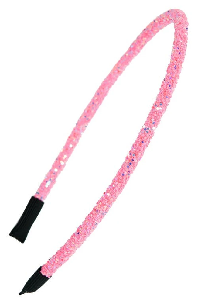 Manière Kids' Crystal Rope Headband in Pink at Nordstrom