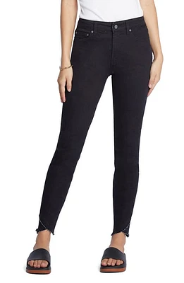 HINT OF BLU Brilliant High Waist Ankle Skinny Jeans True Black at Nordstrom,