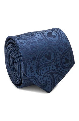 Cufflinks, Inc. Mickey Paisley Silk Tie in Navy at Nordstrom, Size Regular