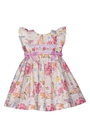 Iris & Ivy Butterfly Floral Smocked Ruffle Dress Bloomers Set Multi at Nordstrom