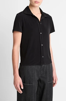 Vince Short Sleeve Button-Up Shirt at Nordstrom,