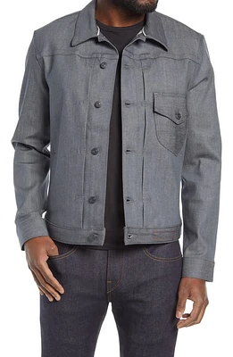 HIROSHI KATO The Blade Raw Denim Jacket in 10.5Oz Gray Raw at Nordstrom, Size Small