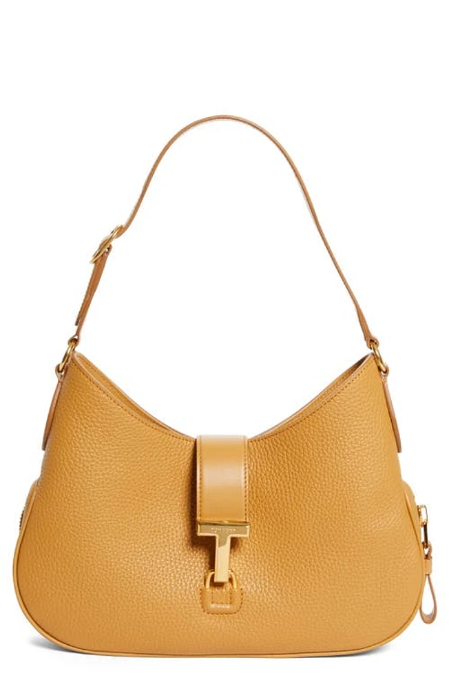 TOM FORD Medium Monarch Leather Hobo Bag in Honey at Nordstrom