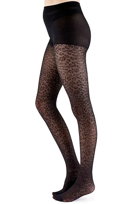 Pretty Polly Animal Pattern Tights Black at Nordstrom,