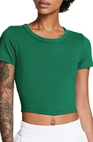 Nike Phoenix Fleece Short Sleeve Crop Sweatshirt at Nordstrom,