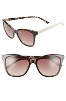 Ted Baker London 54mm Cat Eye Sunglasses in Tortoise/Brown at Nordstrom