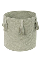 Lorena Canals Tassel Basket in Olive at Nordstrom