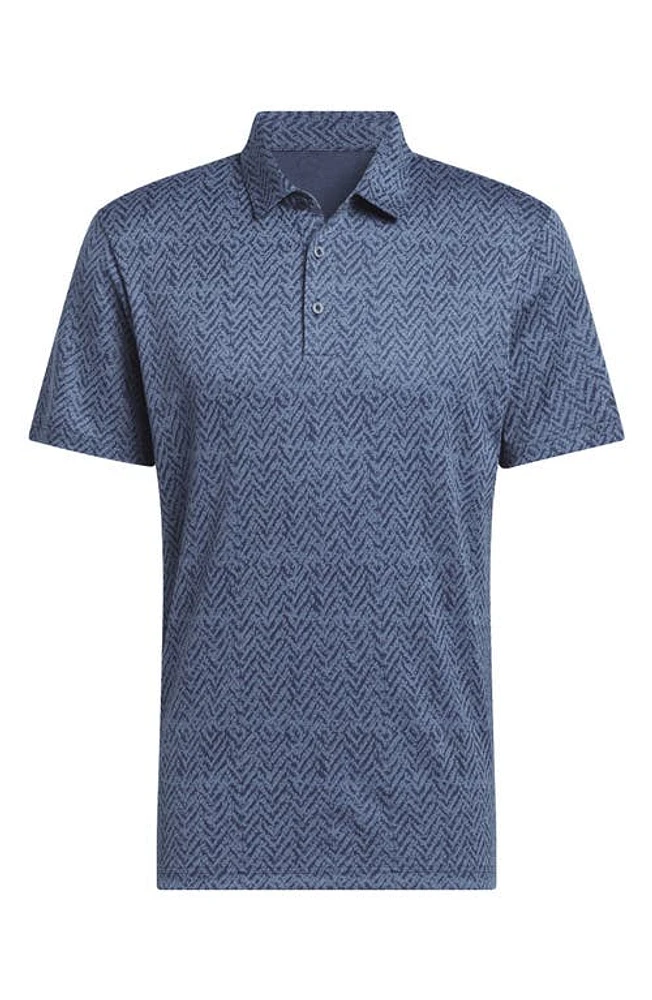 adidas Golf Ultimate365 Jacquard Golf Polo in Collegiate Navy at Nordstrom, Size Medium