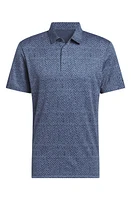 adidas Golf Ultimate365 Jacquard Golf Polo in Collegiate Navy at Nordstrom, Size Medium