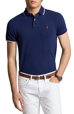 Polo Ralph Lauren Solid Cotton Shirt Navy at Nordstrom,