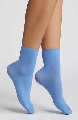 Oroblu Crew Socks in Sky 7 at Nordstrom