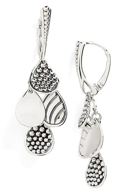 LAGOS Caviar Tiered Drop Earrings in Silver at Nordstrom