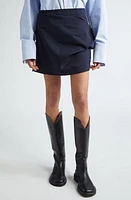 Commission Double Layer Miniskirt Navy at Nordstrom,