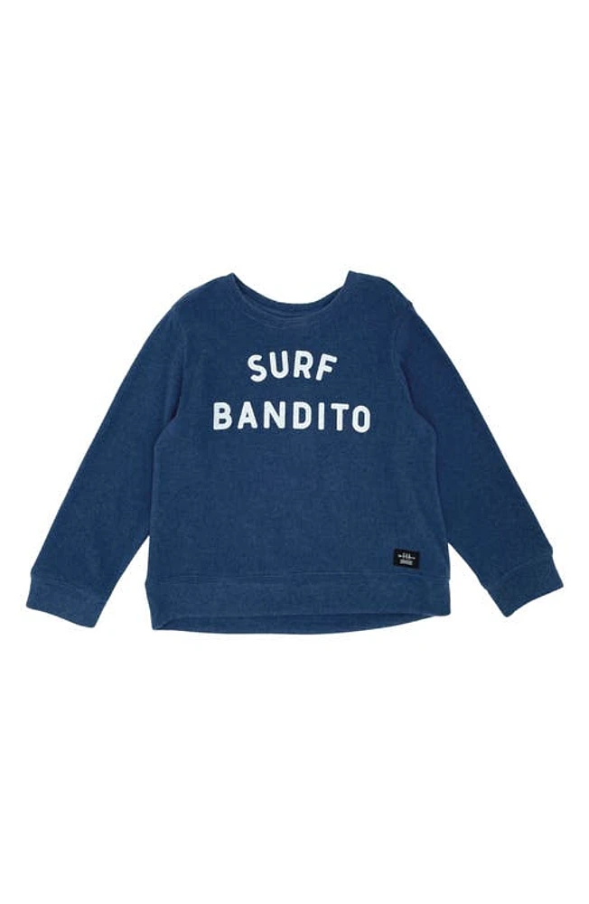 Feather 4 Arrow Surf Bandito Long Sleeve Sweatshirt in Navy at Nordstrom, Size 18M