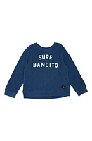 Feather 4 Arrow Surf Bandito Long Sleeve Sweatshirt in Navy at Nordstrom, Size 18M