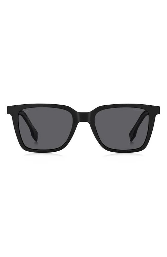 BOSS 53mm Square Sunglasses in Black at Nordstrom