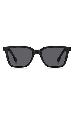 BOSS 53mm Square Sunglasses in Black at Nordstrom