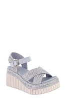 MIA Zamara Raffia Wedge Platform Sandal at Nordstrom,