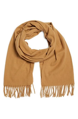 Acne Studios Cashmere Scarf in Dark Camel at Nordstrom