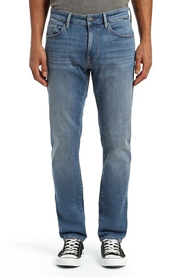 Mavi Jeans Zach Straight Leg Mid Brushed Athletic at Nordstrom, X