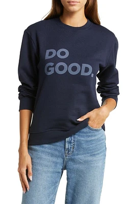 Cotopaxi Do Good Cotton Blend Sweatshirt in Maritime at Nordstrom, Size X-Small