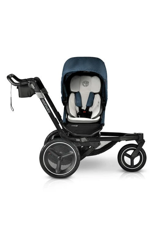 orbit baby X5 Complete Jogging Stroller in Melange Navy/Black at Nordstrom