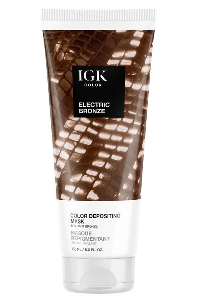 IGK Color Depositing Mask in Bronze - Electric Bronze at Nordstrom