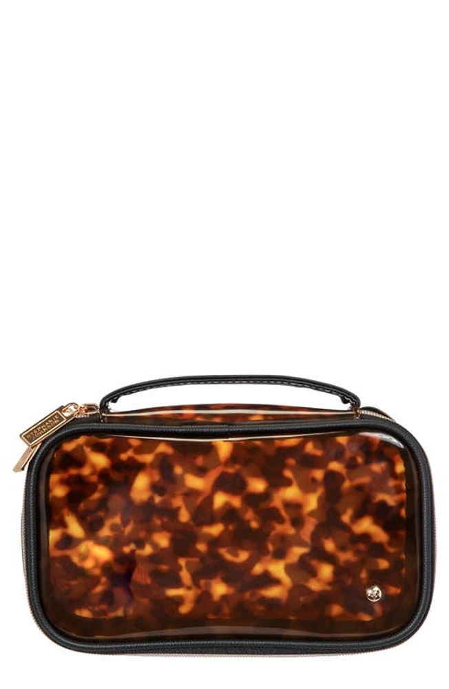 Stephanie Johnson Claire Miami Tortoise Medium Makeup Bag at Nordstrom