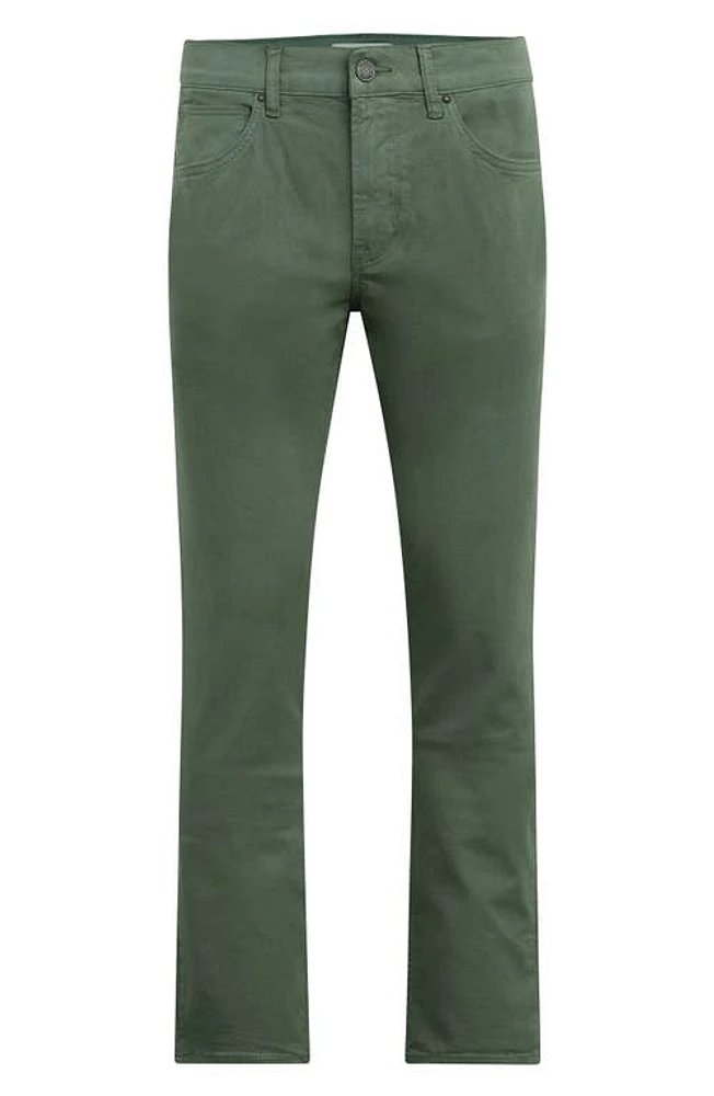 Hudson Jeans Blake Slim Straight Stretch Twill Pants in Pine at Nordstrom, Size 32