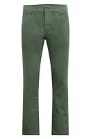 Hudson Jeans Blake Slim Straight Stretch Twill Pants in Pine at Nordstrom, Size 32