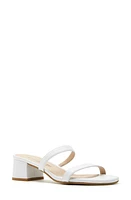 La Canadienne Bria Slide Sandal White Leather at Nordstrom,