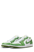 Air Jordan 1 Low SE Basketball Sneaker White/Chlorophyll/Lightening at Nordstrom,