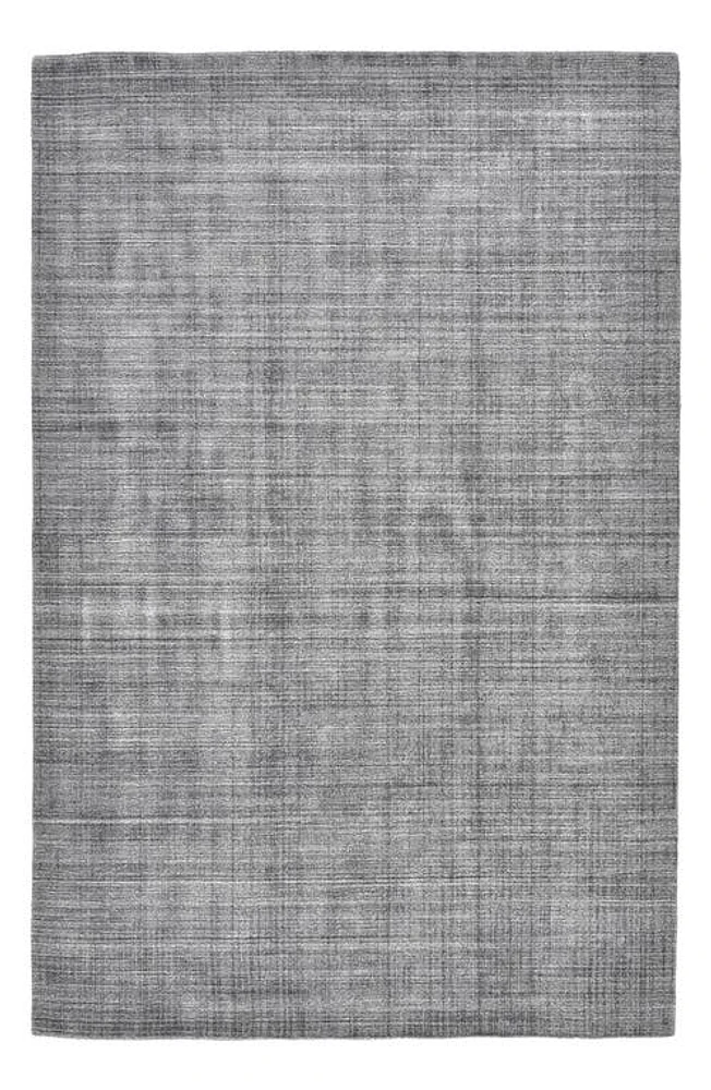 Solo Rugs Ashton Handmade Wool Blend Area Rug in Grey at Nordstrom, Size 9X12