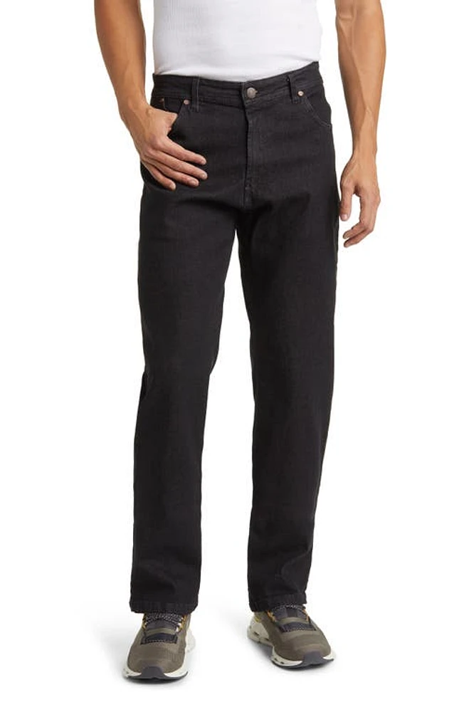 Barbell Apparel Relaxed Athletic Fit 2.0 Stretch Jeans Black at Nordstrom,