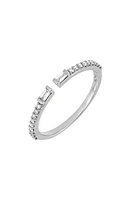 Bony Levy Gatsby Diamond Cuff Band Ring in 18K White Gold at Nordstrom, Size 7.5