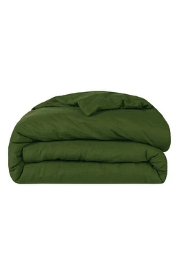 Sijo French Linen Duvet Cover in Forest at Nordstrom