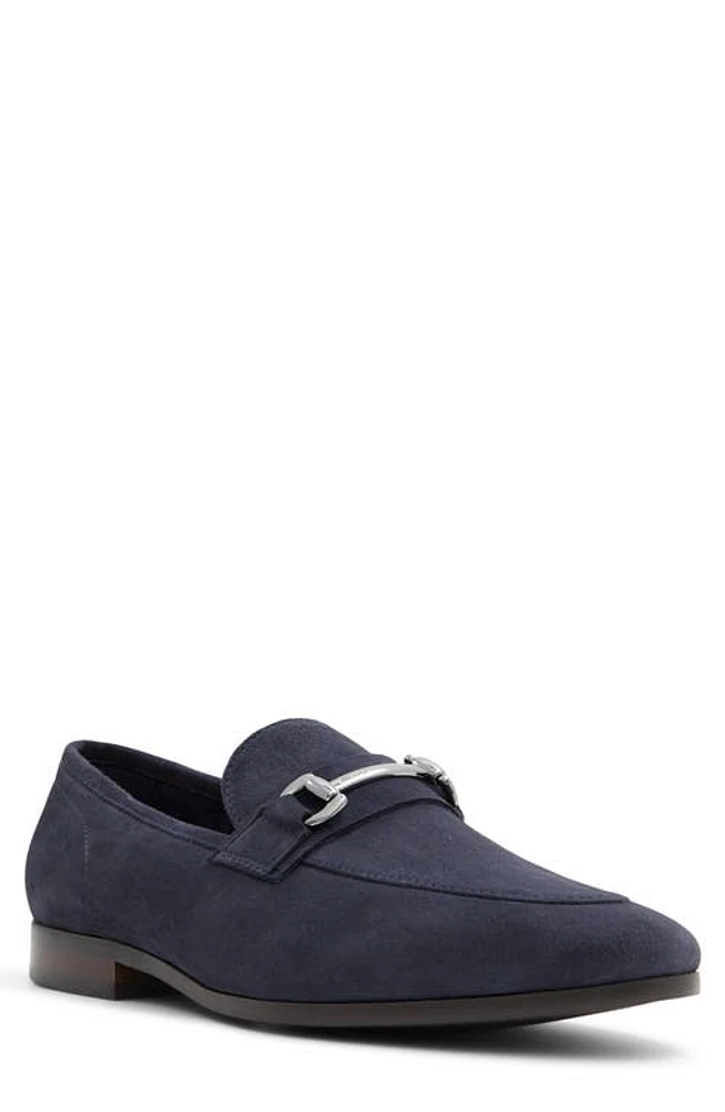 ALDO Mullberry Apron Toe Bit Loafer Navy at Nordstrom,