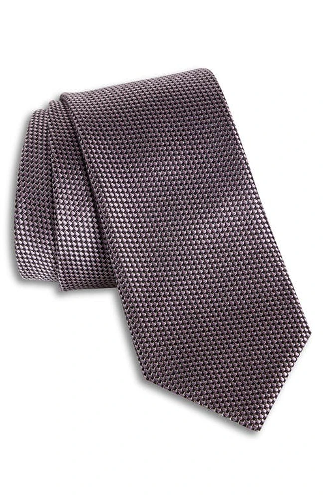 ZEGNA TIES Paglie Two-Tone Basketweave Silk Tie in at Nordstrom