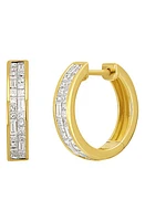 Bony Levy Gatsby Diamond Hoop Earrings in 18K Yellow Gold at Nordstrom