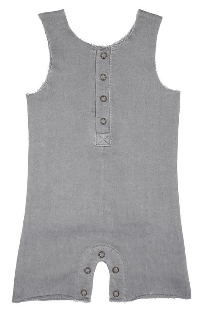 L'Ovedbaby Sleeveless Organic Cotton Romper Mist at Nordstrom,