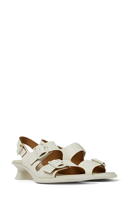 Camper Dina Sandal in White Natural at Nordstrom, Size 38