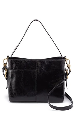 HOBO Small Render Leather Crossbody Bag in Black at Nordstrom