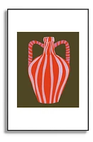 Deny Designs Simple Vase Modern Still Life Framed Wall Art in Black Tones at Nordstrom