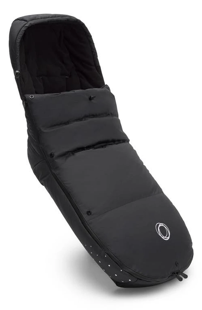 Bugaboo Water Repellent Down & Feather Stroller Footmuff in Midnight Black at Nordstrom