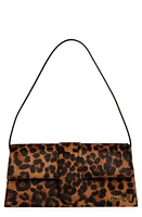 Jacquemus Long Le Bambino Genuine Calf Hair Shoulder Bag in Print Leopard Brown 8Bq at Nordstrom