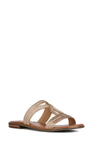 Geox Sozy Plus Embellished Slide Sandal Dark Gold at Nordstrom,