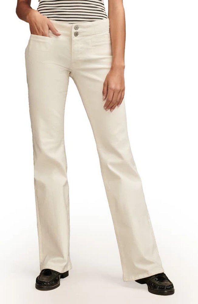 Lucky Brand Sweet Flare Jeans Bright White at Nordstrom, 32