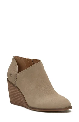 Lucky Brand Zemlin Wedge Bootie in Dune Acanbk at Nordstrom, Size 9.5